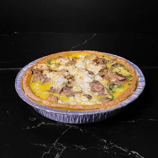 Quiche with Mushroom and Goat Cheese